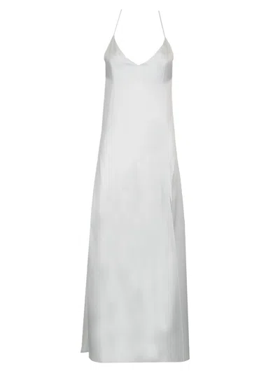 Forte Forte Long Slip Dress In Light Blue