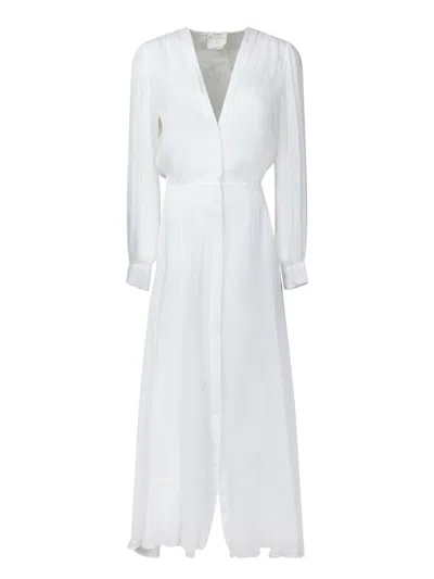 Forte Forte Long White Voile Dress