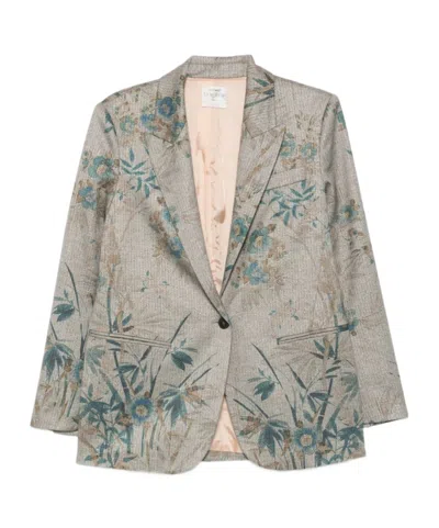 Forte Forte Long-sleeve Blazer In Gray