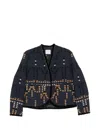 Forte Forte Samarcanda Jacquard Jacket Notte In Blue