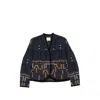 Forte Forte Samarcanda Jacquard Jacket Notte In Blue
