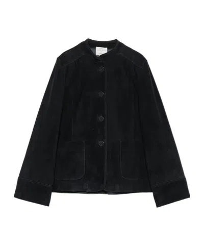 Forte Forte Long-sleeve Casual Jacket In Black