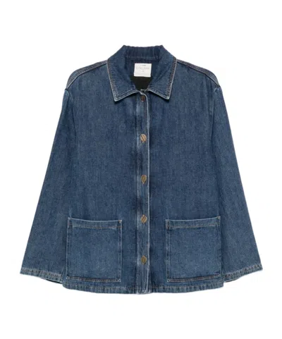 Forte Forte Long-sleeve Denim Jacket In Blue