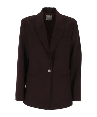 Forte Forte Long-sleeved Blazer In Black