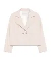 Forte Forte Double-breasted Patch-pocket Jacket In Neutral