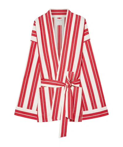 Forte Forte Long-sleeved Casual Jacket In Red