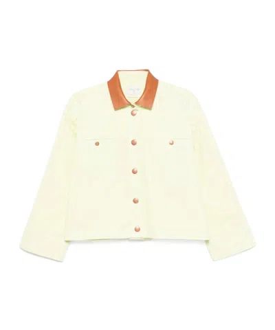Forte Forte Long-sleeved Casual Jacket In White