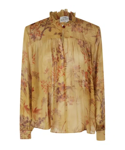 Forte Forte Long-sleeved Shirt In Gold