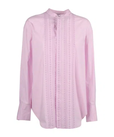 Forte Forte Long-sleeved Shirt In Pink
