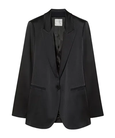 Forte Forte Long-sleeved Suit Jacket In Black