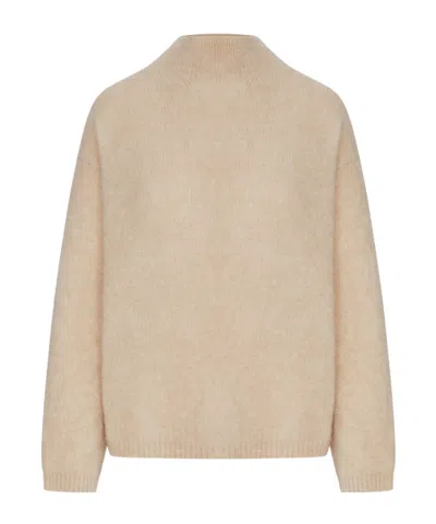 Forte Forte Long-sleeved Sweater In Nude