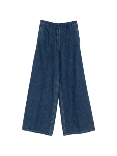 Forte Forte Loose Fit Denim Jeans In Blue