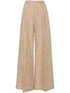 Forte Forte Hoch Sitzende Palazzohose In Gold
