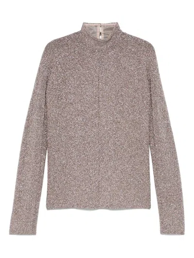 FORTE FORTE FORTE FORTE LUREX TURTLE-NECK SWEATER