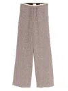 Forte Forte Women Lurex Wide-leg Trousers In Multi