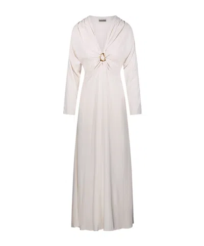 Forte Forte Marocaine Sculpture Buckle Dress In White