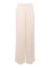 Forte Forte High-waisted Wide-leg Trousers In White