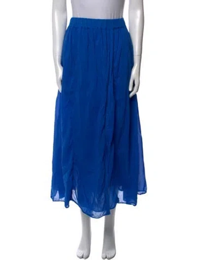 Pre-owned Forte Forte Midi Length Skirt In Blue
