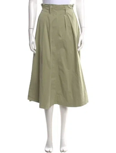 Pre-owned Forte Forte Midi Length Skirt In Green