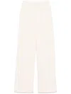 Forte Forte Viscose Wool Slub Flat Front Pants