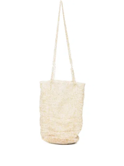Forte Forte Mini Beaded Bag In Neutral