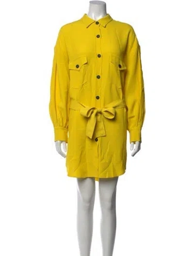 Pre-owned Forte Forte Mini Dress In Yellow