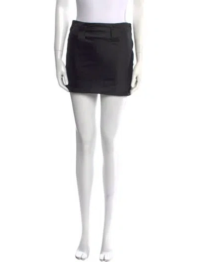 Pre-owned Forte Forte Mini Skirt In Black