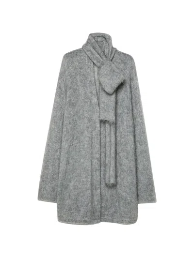 Forte Forte Mohair Cardigan In Gray