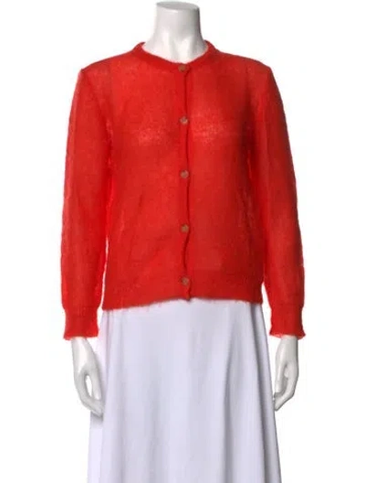 Pre-owned Forte Forte Mohair Crew Neck Sweater In Red