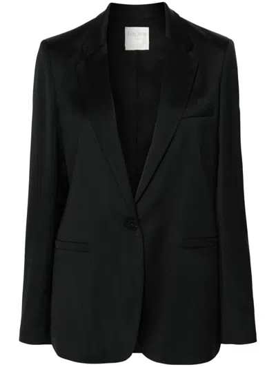 Forte Forte My Jacket Single-breasted Blazer In Black