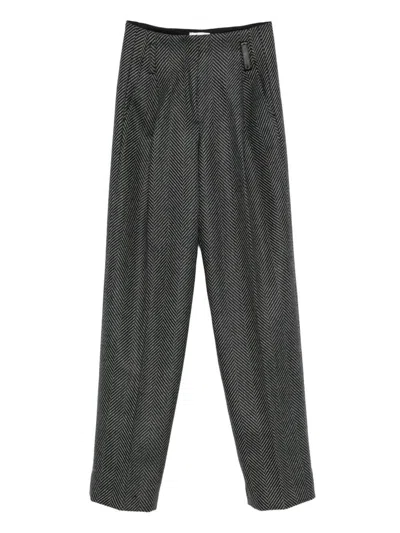 Forte Forte 'my Pants' Trousers In Grey Wool