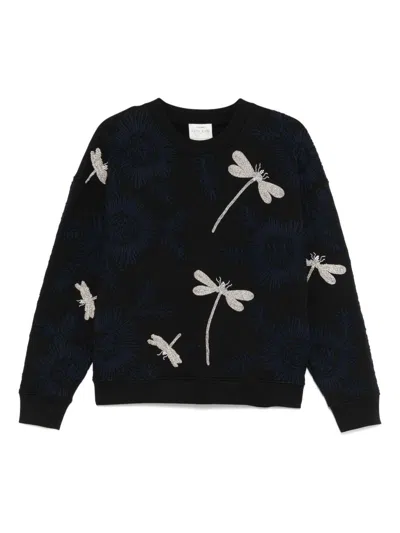 Forte Forte 'my T-shirt' Black Cotton Sweatshirt