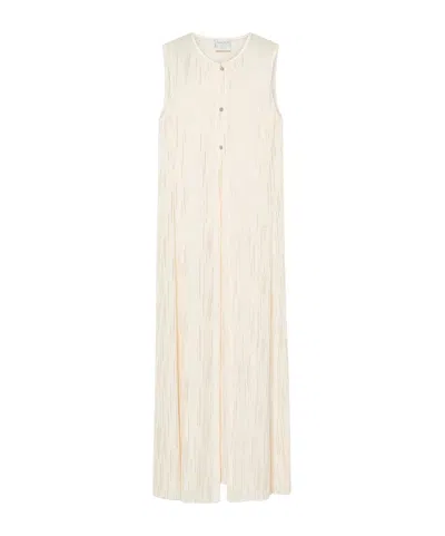 Forte Forte Myjacket Sleeveless Long Jacket In Brown