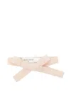 Forte Forte Narrow Neck Tie In Neutrals