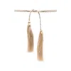 Forte Forte Braided Belt With Crystal And Tassel Detail In Gold
