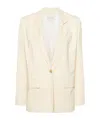 Forte Forte Notched-lapels Single-breasted Blazer In White