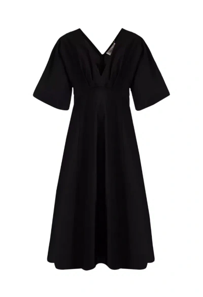 Forte Forte Poplin Dress In Black