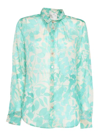 Forte Forte Nuages Fleuris Regular Fit Shirt In White
