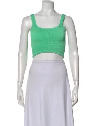 Pre-owned Forte Forte Nylon Square Neckline Crop Top