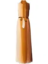 Forte Forte Ombré-effect Maxi Dress In Neutrals