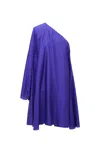 Forte Forte One-sleeve Dress In Blue