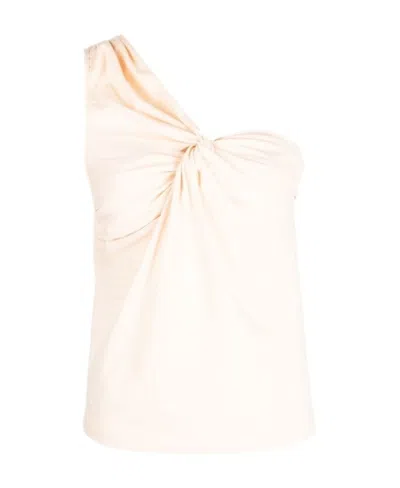 Forte Forte One-shoulder Blouse In Neutral