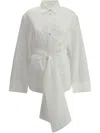 Forte Forte Belted Shirt In White