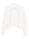 Forte Forte Open-front Cardigan In White