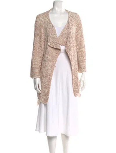 Pre-owned Forte Forte Open Front Sweater In Neutral