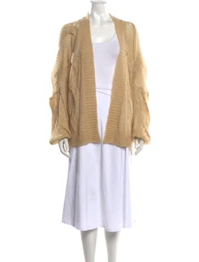 Pre-owned Forte Forte Open Front Sweater In Neutrals