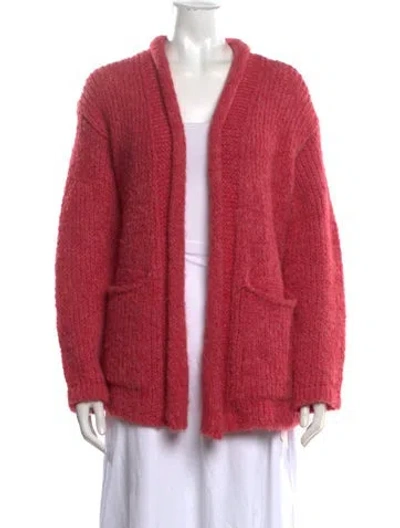 Pre-owned Forte Forte Open Front Sweater In Red
