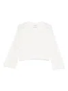 Forte Forte Openwork-sleeve Cardigan In White