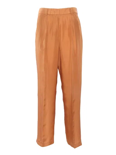 Forte Forte Orange Silk Trousers