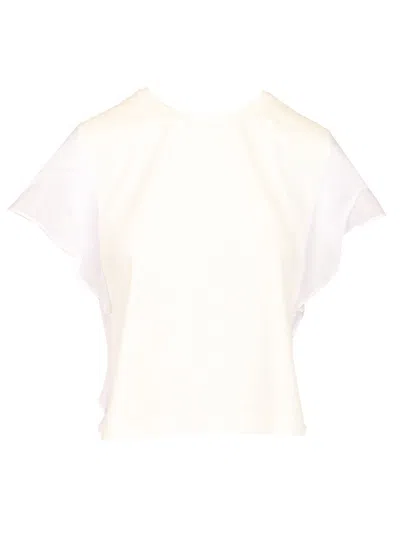 Forte Forte Organic Cotton Jersey T-shirt Satin Details